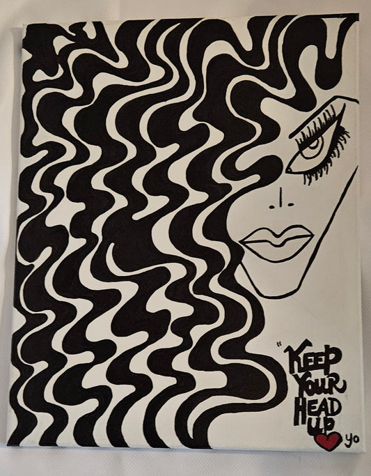 "Keep Your Head Up" Picture "16x20" inch