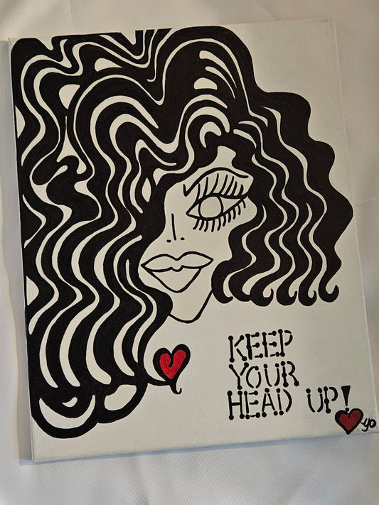 "Keep Your Head Up" Picture"16x20" inch